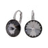 Серебряные серьги "Klaris IV (Silver Night)" с кристаллами Swarovski™